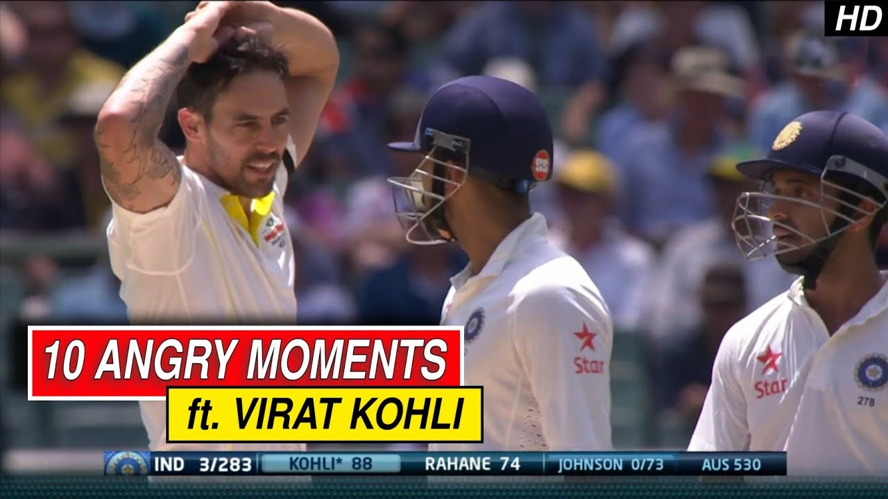 10 Moments when Virat Kohli Got Angry 😡|| Virat Kohli Aggressive moments