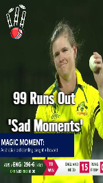 99 Runs Out Sad Moments