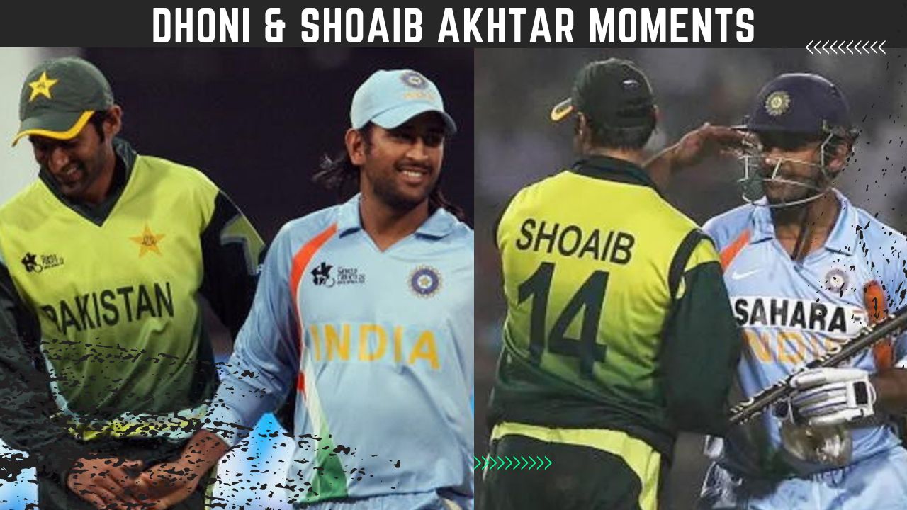 Dhoni & Shoaib Akhtar Best moments | History | Cricket Highlights