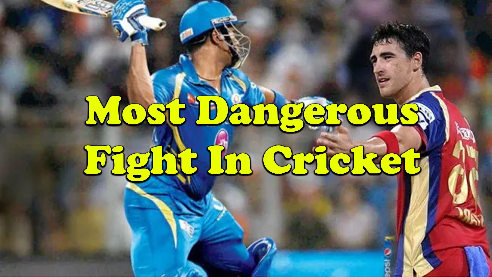 Most Dangerous Fight In Cricket 😮😌