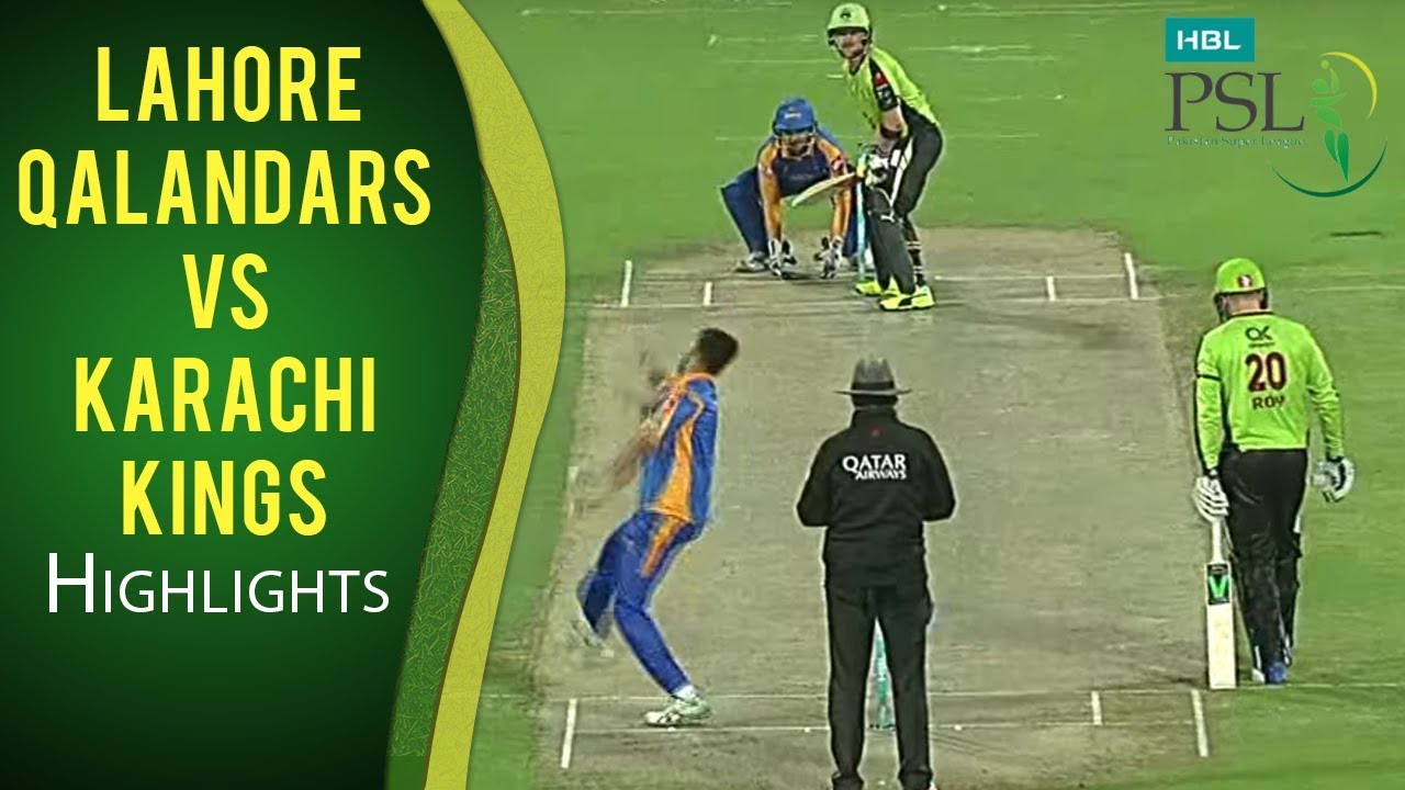 PSL 2017 Match 8: Lahore Qalandars v Karachi Kings Highlights