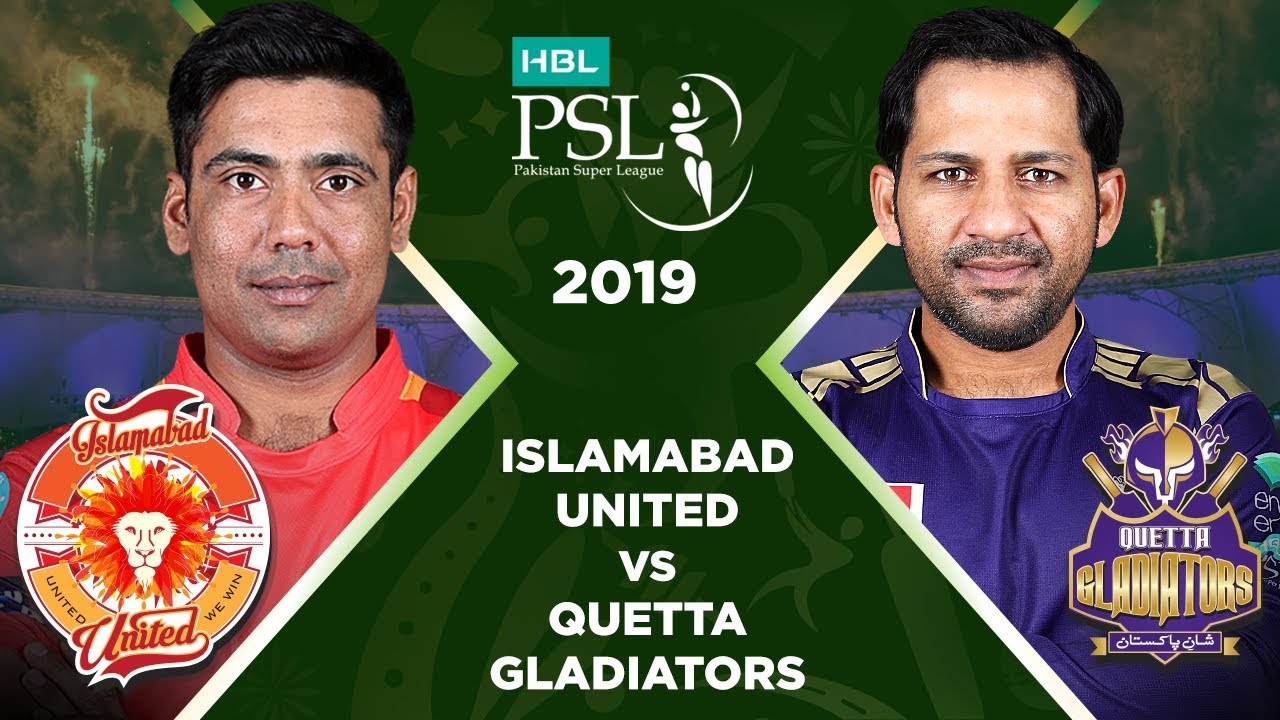 Match 6- Full Match Highlights Islamabad United vs Quetta Gladiators – HBL PSL 4 – 2019