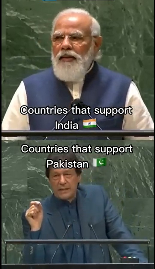 Countries that support Pakistan 🇵🇰 VS Countries that support India 🇮🇳
