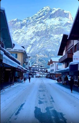 Magical winter in Switzerland through