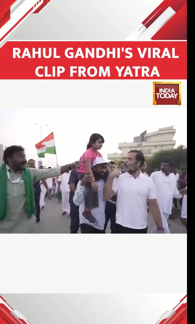 Rahul Gandhi’s Viral Video From Bharat Jodo Yatra – #shorts