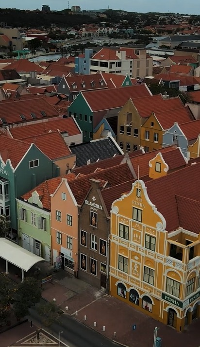 The most colorful city in the world #travel #willemstad #curacao
