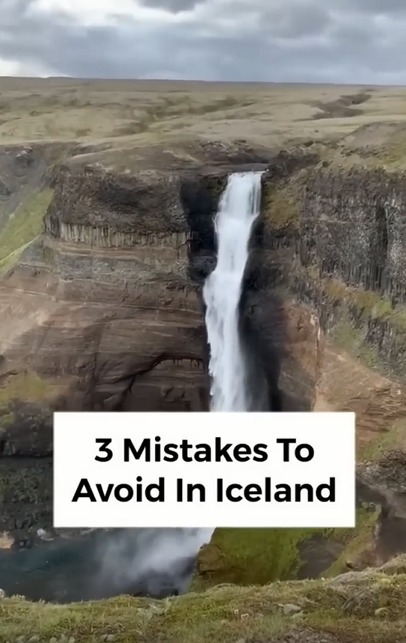HUGE Iceland mistakes to avoid! #shorts #travel #iceland #travelvlog