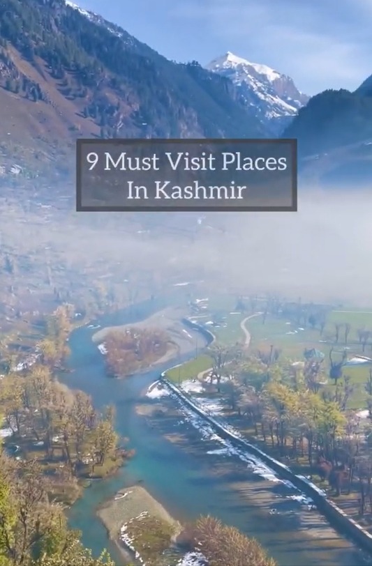 9 Must Visit Places In Kashmir #india #shorts #travelblogger #travel #kashmir