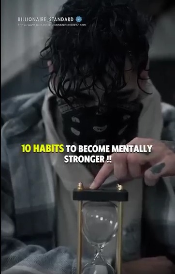10 HABITS TO BECOME MENTALLY STRONGER 😎🔥~ Billionaire Motivation Status -#shorts #quotes #motivation
