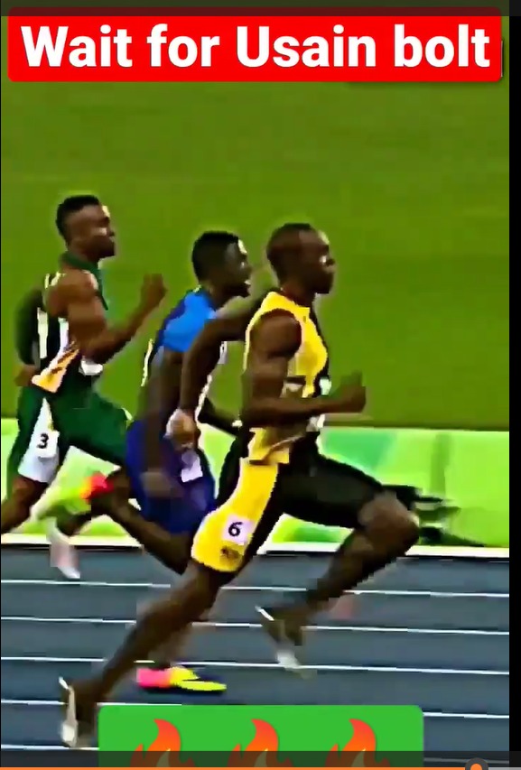 legend Usain bolt 🔥 #running #athlete #olympics #trackandfield #100meter #runner #runningmotivation