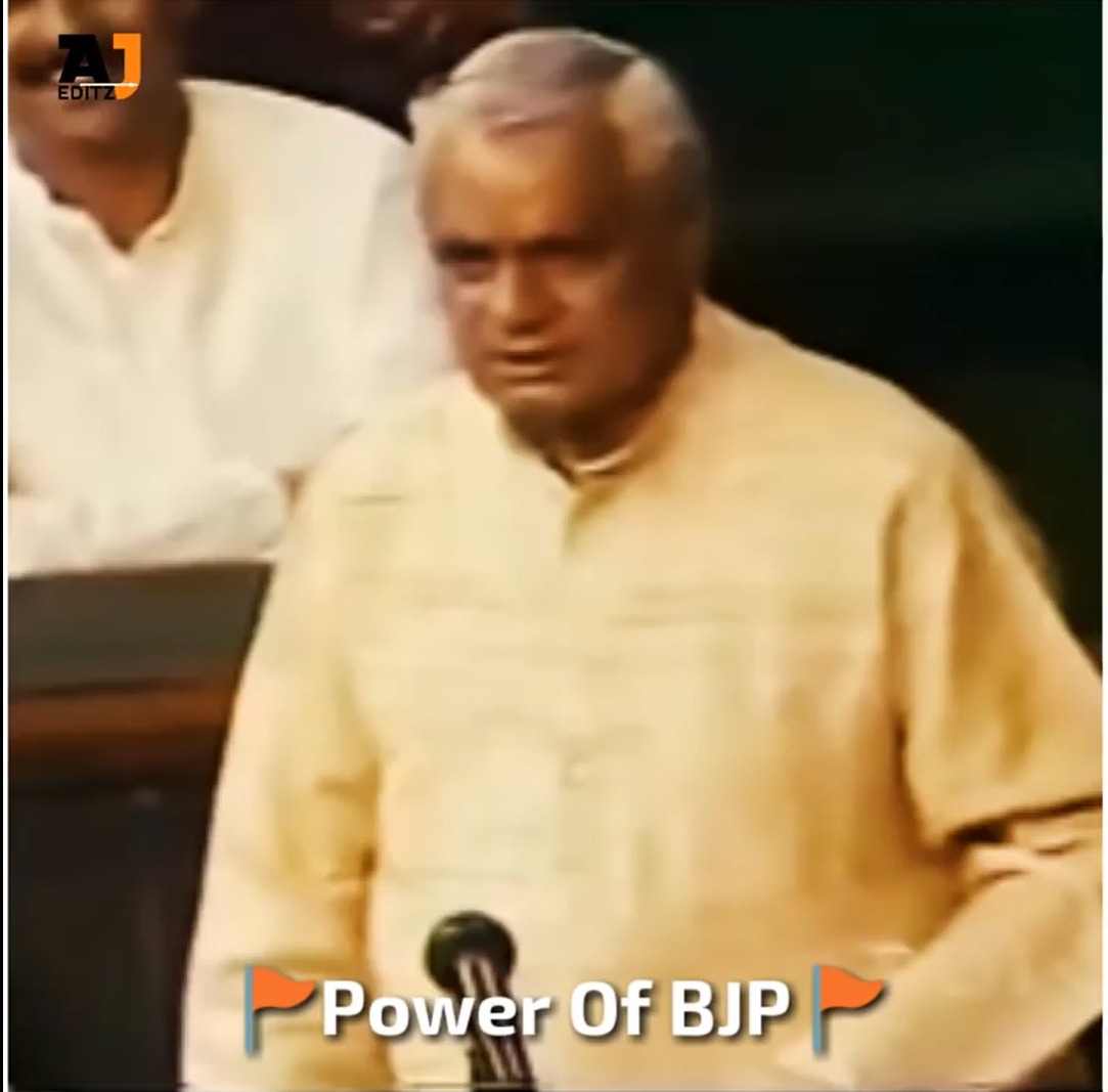 🚩Power Of BJP🚩– Said To Atal Bihari Vajpayee Ji In 1997 — Whatsapp Status