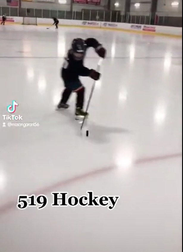 Pavel Barber rare dangles tiktok video. 9 year old hockey player #shorts #hockey #tiktok