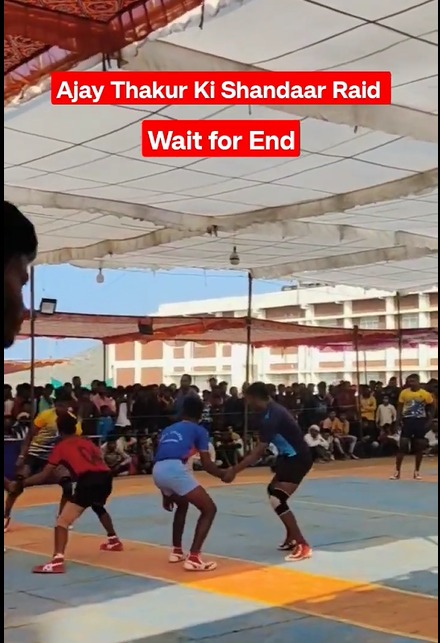 Ajay Kumar thakur ki Shandaar Raid Kabaddi Tournament Kundi #kabaddi #shortvideo #viral #kabaddilive