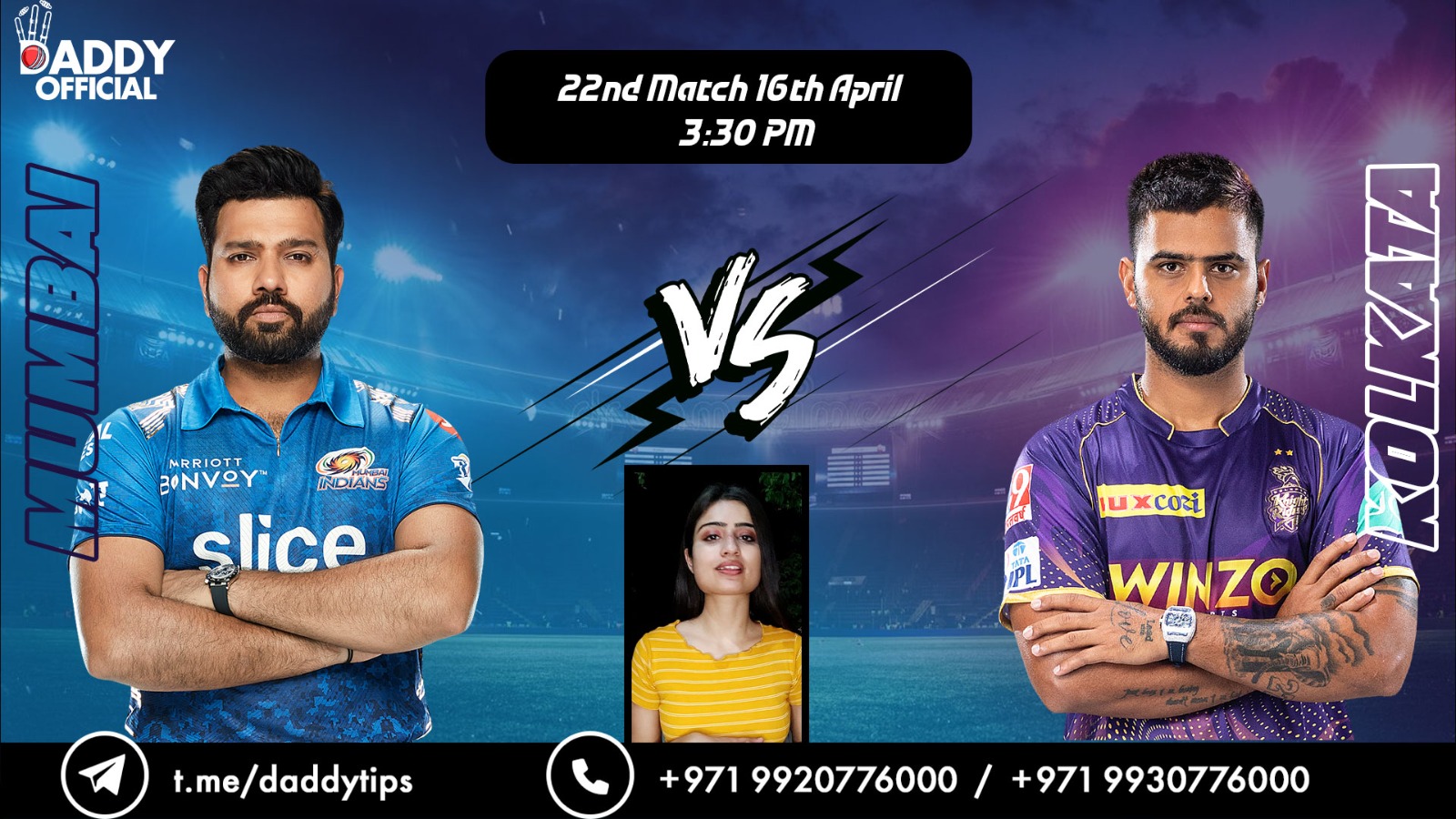 IPL 2023 | KKR vs MI | 22nd Match, 16th April, 3:30 PM | Match Preview