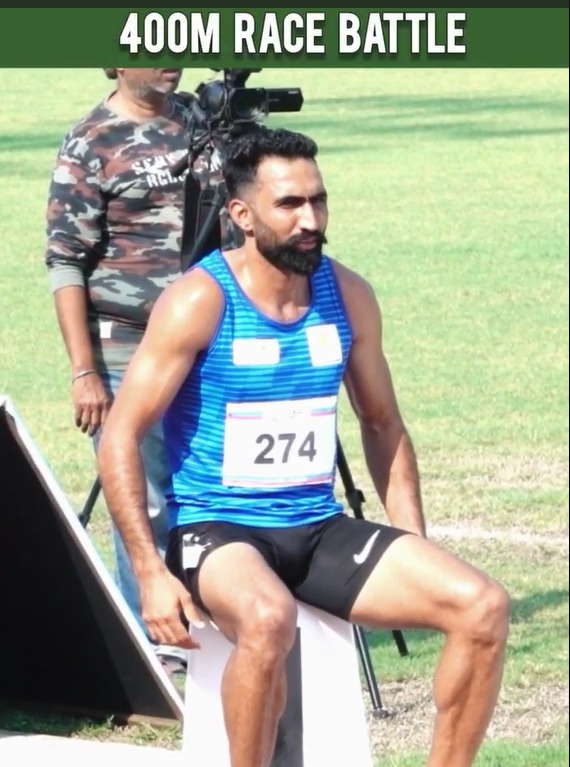 400M Race Outstanding Finishing – 36th National Games 2022 #shorts