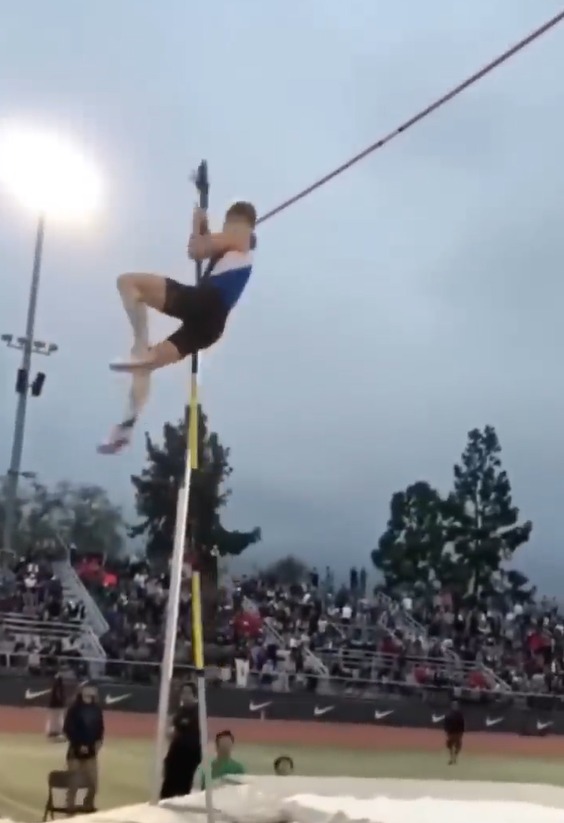 YOU NEED 100% LUCK FOR THIS 🤯 (Pole vaulting can have the craziest outcomes) #shorts