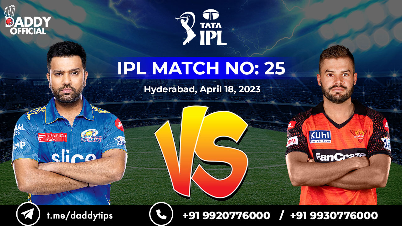 IPL 2023 | MI vs SRH | 25th Match | Match Highlights