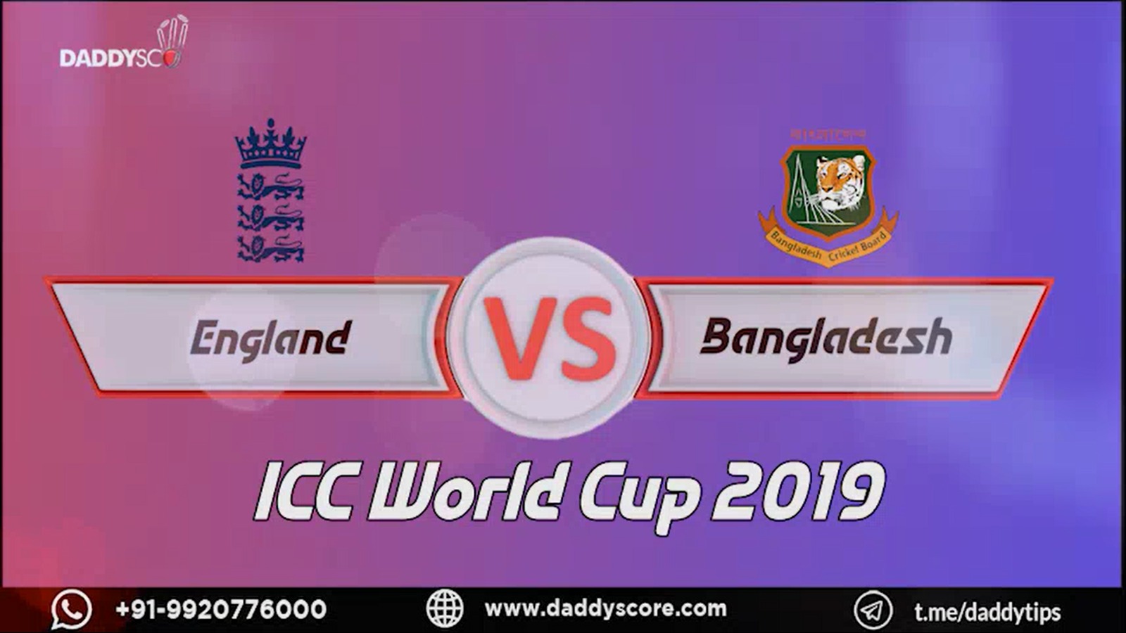 ICC WC 2019 | England VS Bangladesh | Match Highlights
