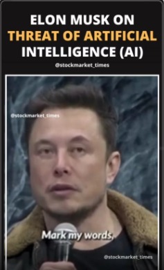 Old video of Elon Musk on threats of AI