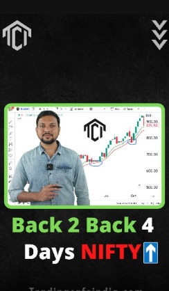 Today its back to back 4th day when nifty