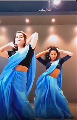 Tinku Jiya dance video 🥀🥵 saree girl