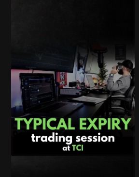 Typical expiry trading at TCI trading desk