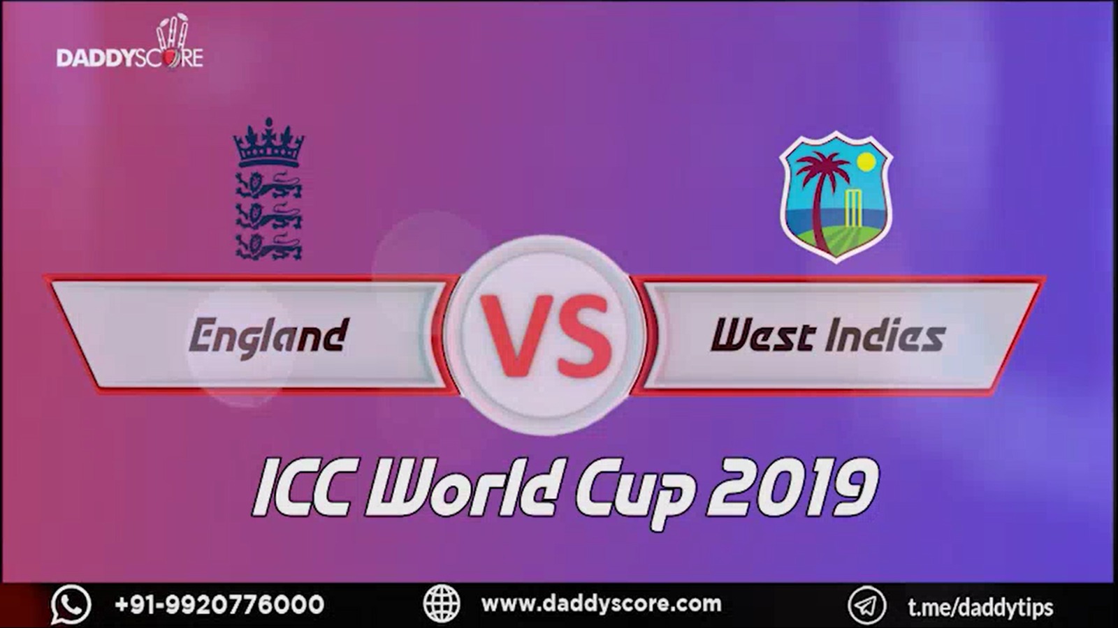 ICC WC 2019 | England VS West Indies | Match Highlights