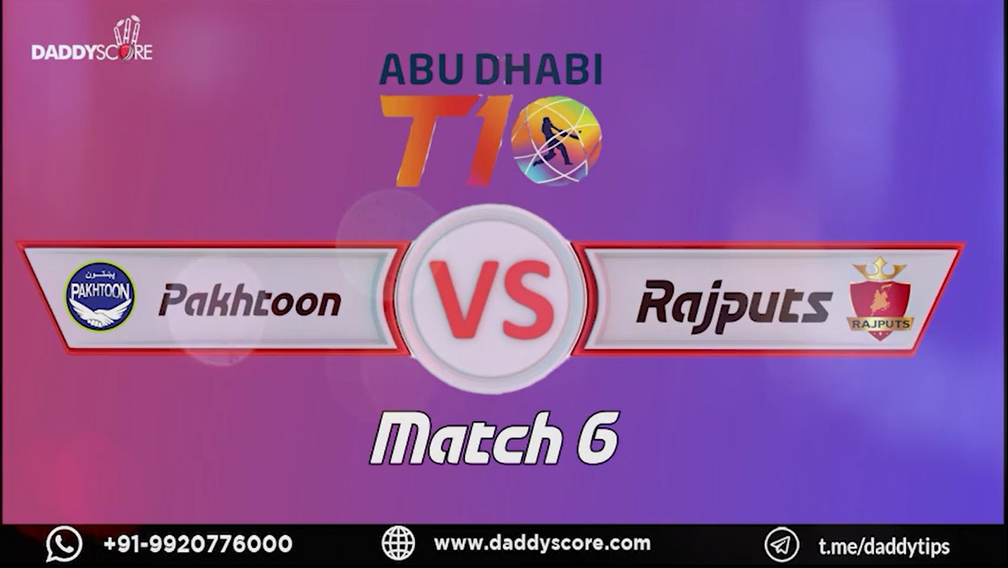 Pakhtoon vs Rajputs  | 6th Match Highlights | T10 League Season 2