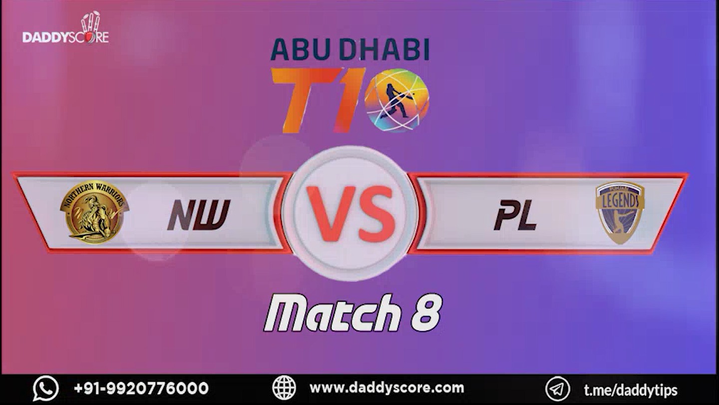 Punjabi Legends vs Northern Warriors | 8th Match Highlights | T10 League Season 2