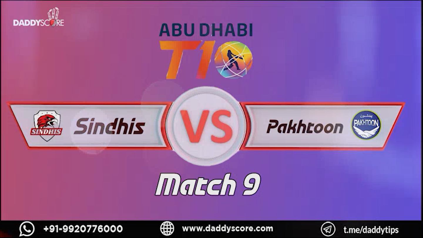 Sindhis vs Pakhtoon | 9th Match Highlights | T10 League Season 2