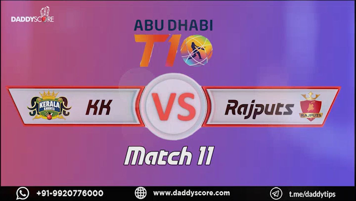 Rajputs vs Kerala Knights | 11th Match Highlights | T10 League Season 2