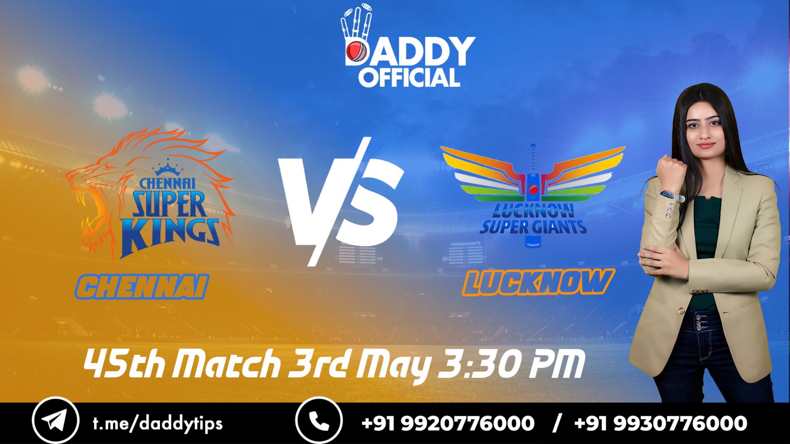 IPL 2023 | LSG vs CSK | 45th Match, 3rd May, 3:30 PM | Match Preview