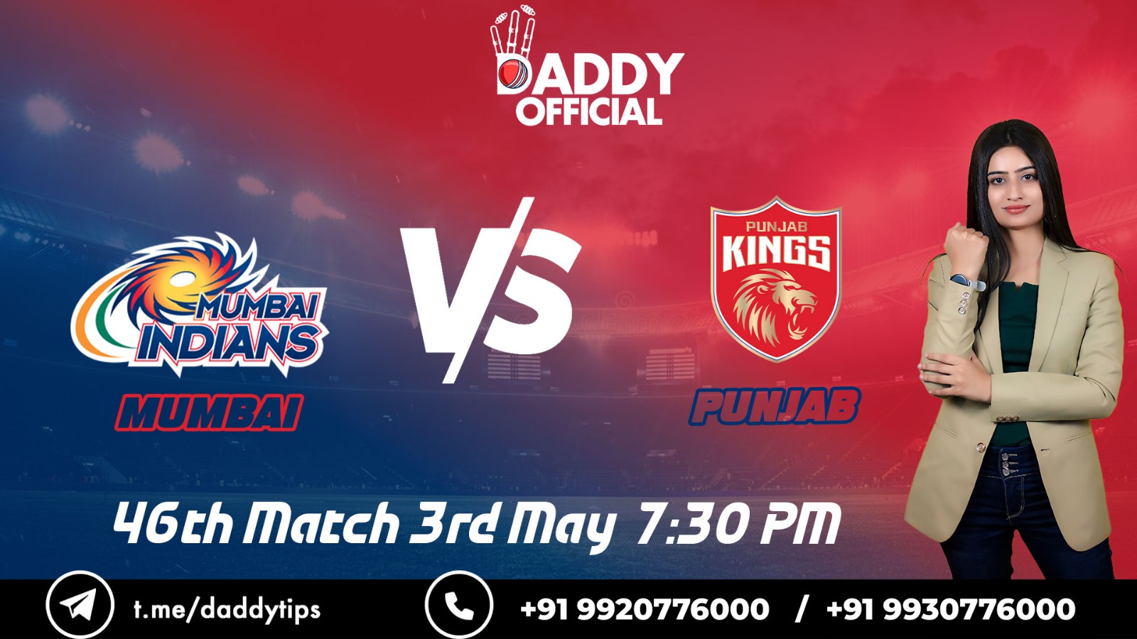 IPL 2023 | MI vs PK | 46th Match, 3rd May, 7:30 PM | Match Preview