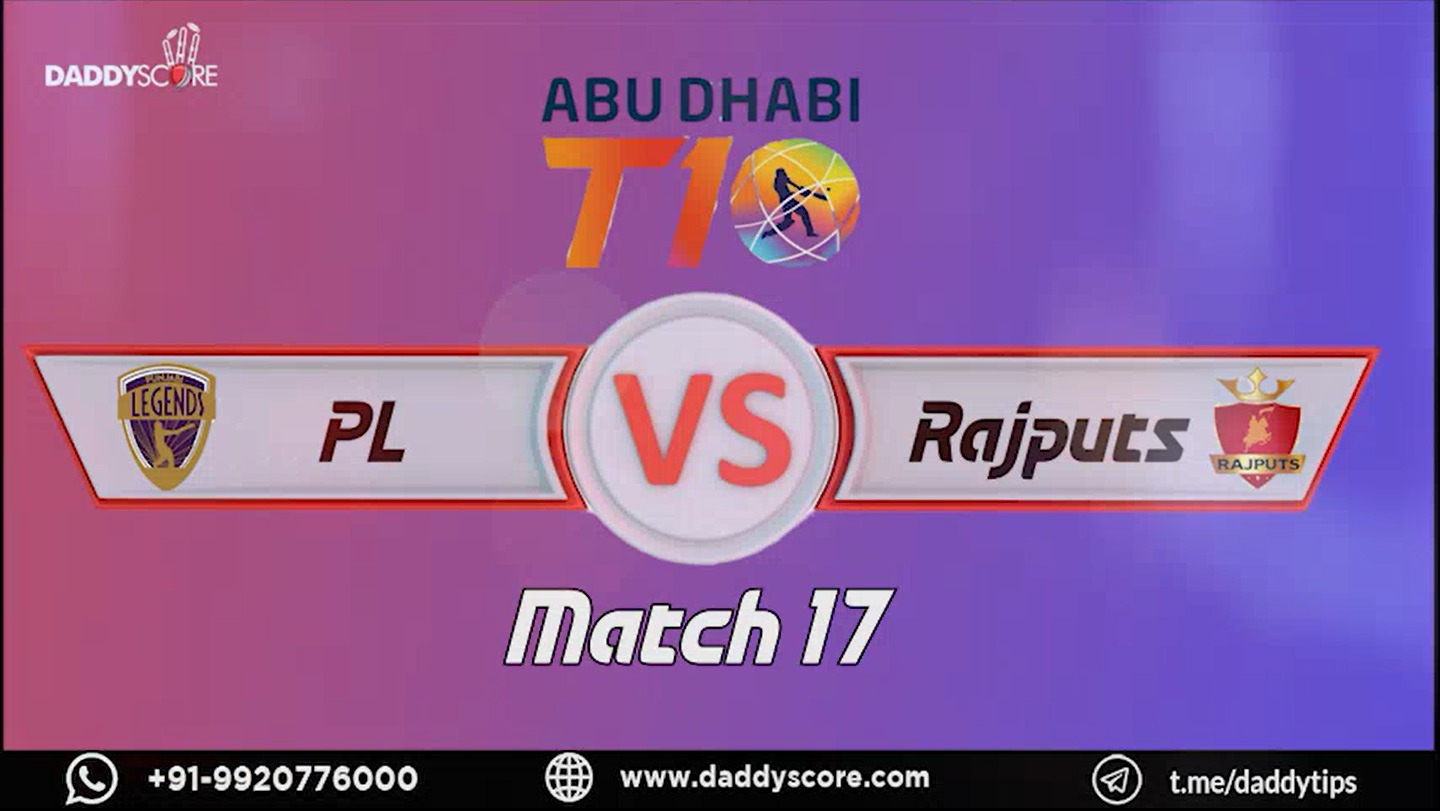 Rajputs vs Punjabi Legends | 17th Match Highlights | T10 League Season 2