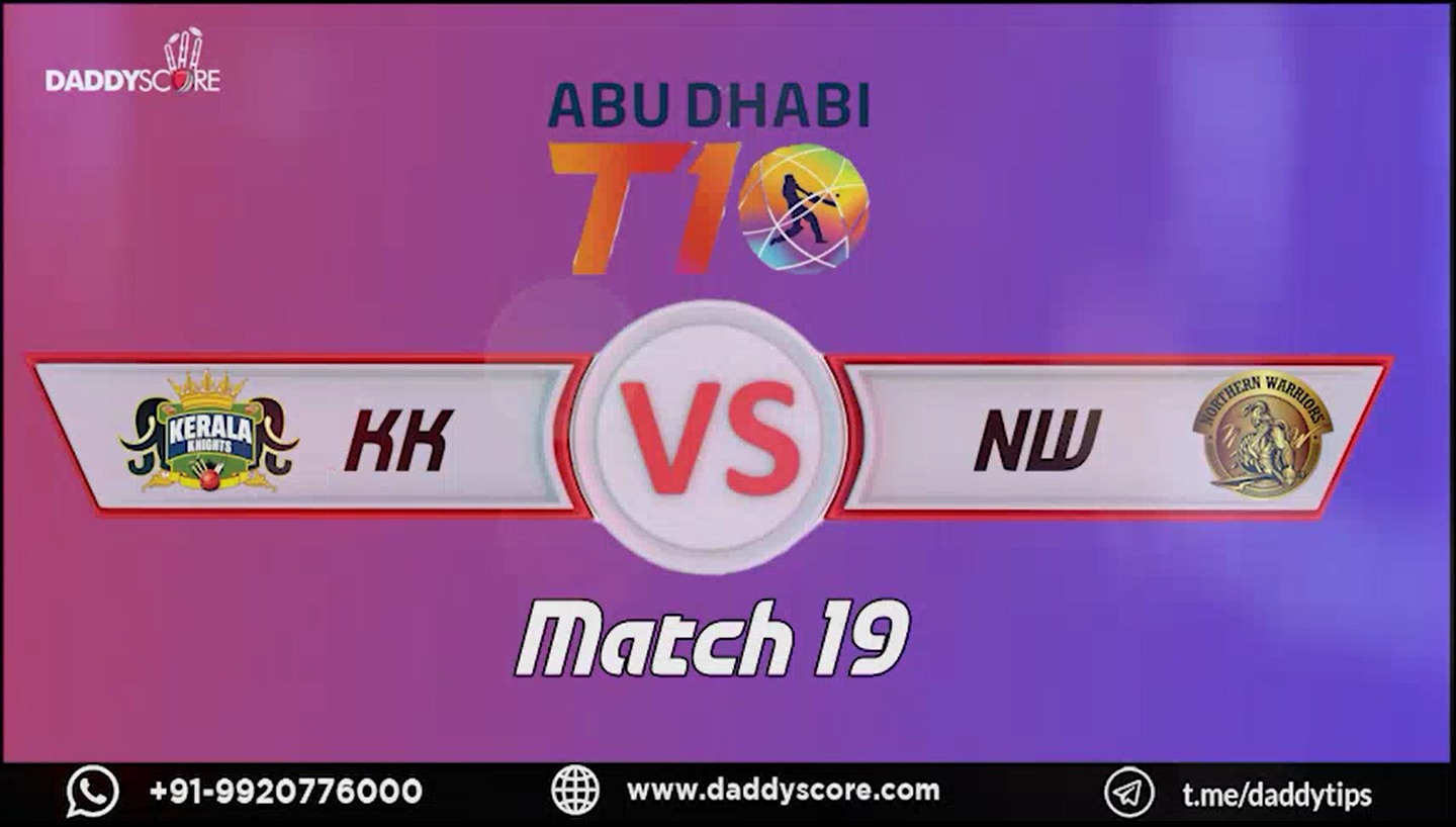 Kerala Knights vs Northern Warriors | 19th Match Highlights | T10 League Season 2