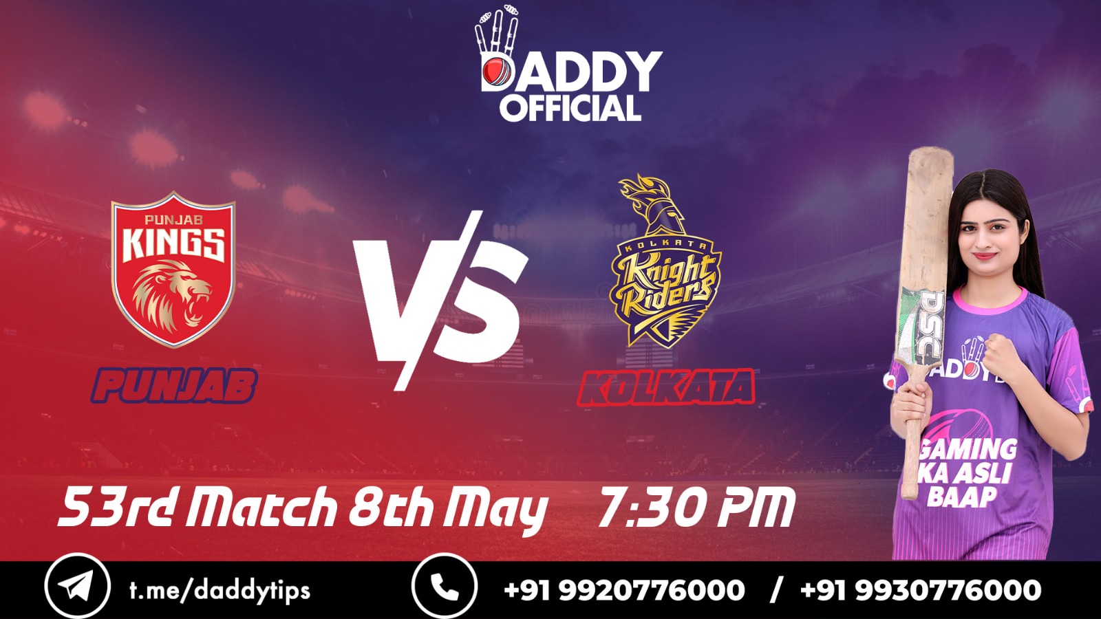 IPL 2023 | KKR vs PK | 53rd Match, 8th May, 7:30 PM | Match Preview