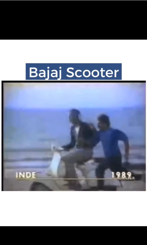 My father buying new Bajaj super 18 Nov 1993 it’s happiest day