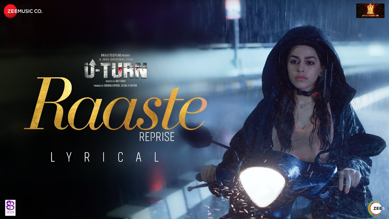 Raaste Reprise – Lyrical | U-Turn | Alaya F, Aashim G, Priyanshu P | Raj Barman | Arko | Rashmi V