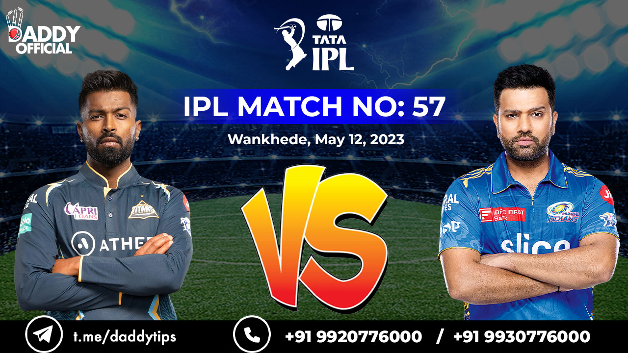 IPL 2023 | MI vs GT | 57th Match | Match Highlights
