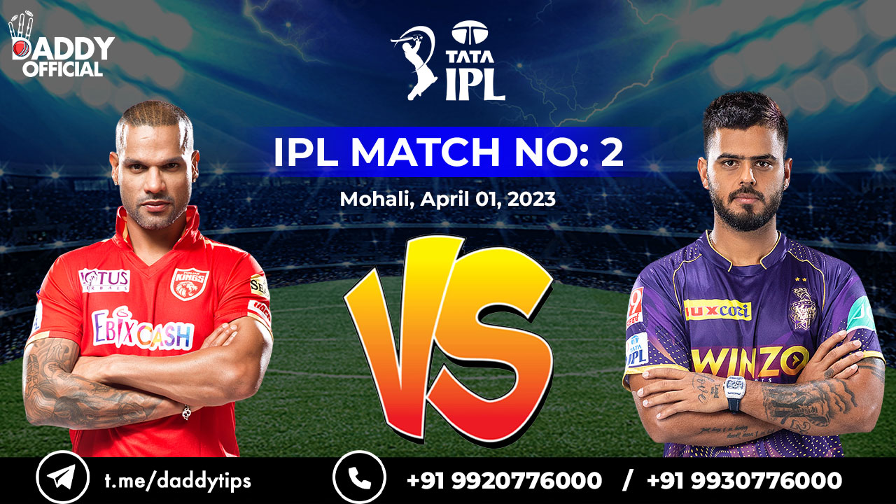 IPL 2023 | PK vs KKR | 2nd Match | Match Highlights