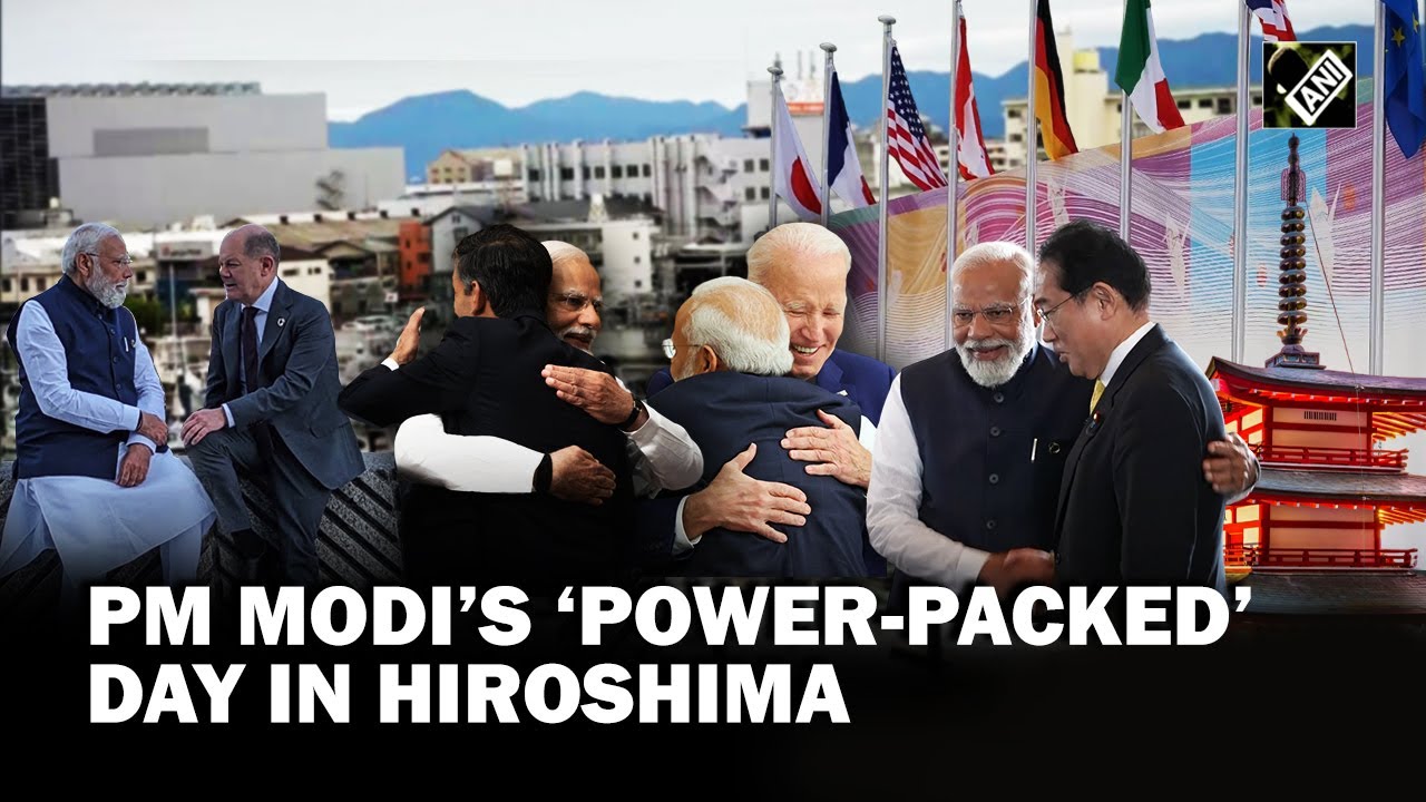 From G7 Summit to Quad meeting, watch highlights of PM Modi’s first day of Hiroshima visit