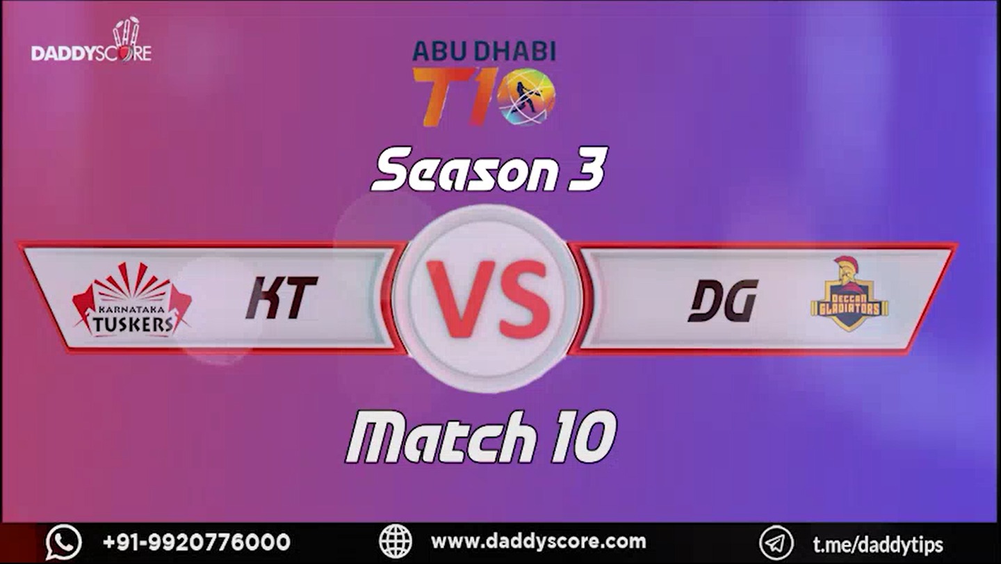 Match 10 I Deccan Gladiators vs Karnataka Tuskers | Season 3 | Match Highlights