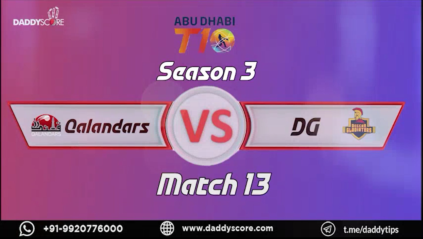 Match 13 I Qalandars vs Deccan Gladiators I Season 3 | Match Highlights
