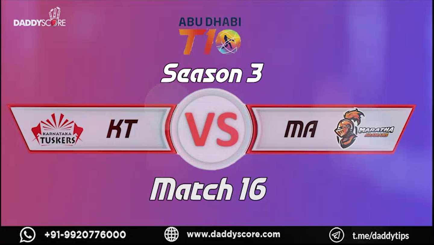 Match 16 I Karnataka Tuskers vs Maratha | Season 3 | Match Highlights