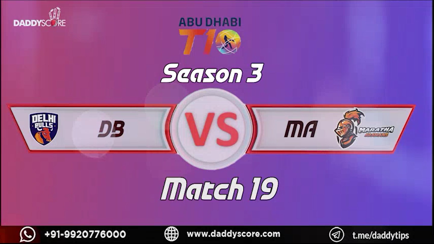 Match 19 I Delhi Bulls vs Maratha Arabians  I Season 3 | Match Highlights