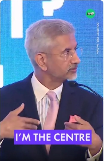 Actually, I think I’m the centre of the world!’ Dr S Jaishankar talks trying to stand for something,