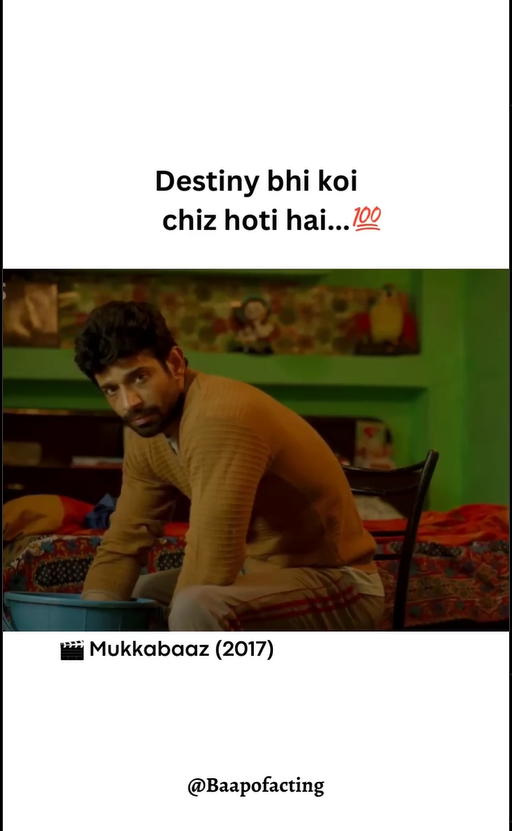 Amazing scene! Such class acting by Vineet Kumar Singh✌