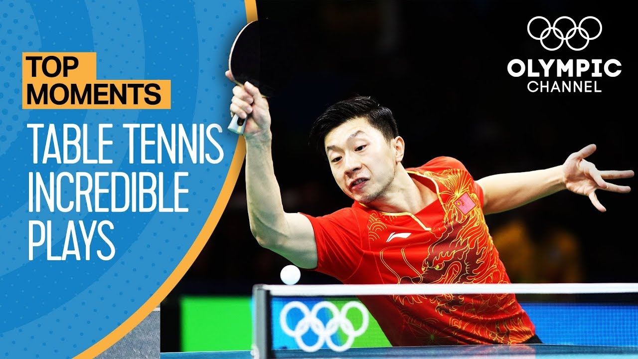 Top Crazy Table Tennis Rallies at the Olympics | Top Moments