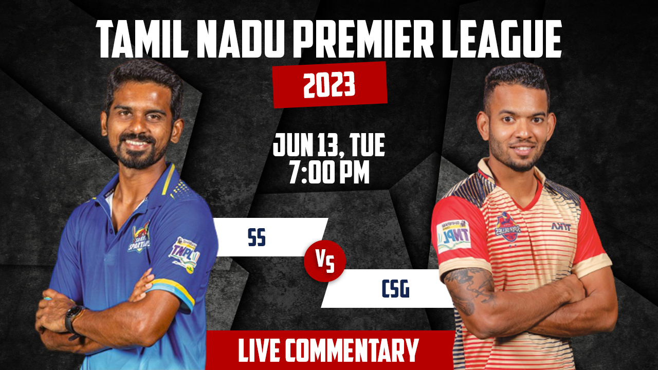 TNPL 2023 | SS vs CSG | 2nd Match | 13th June, 7:00 PM | Live Commentary