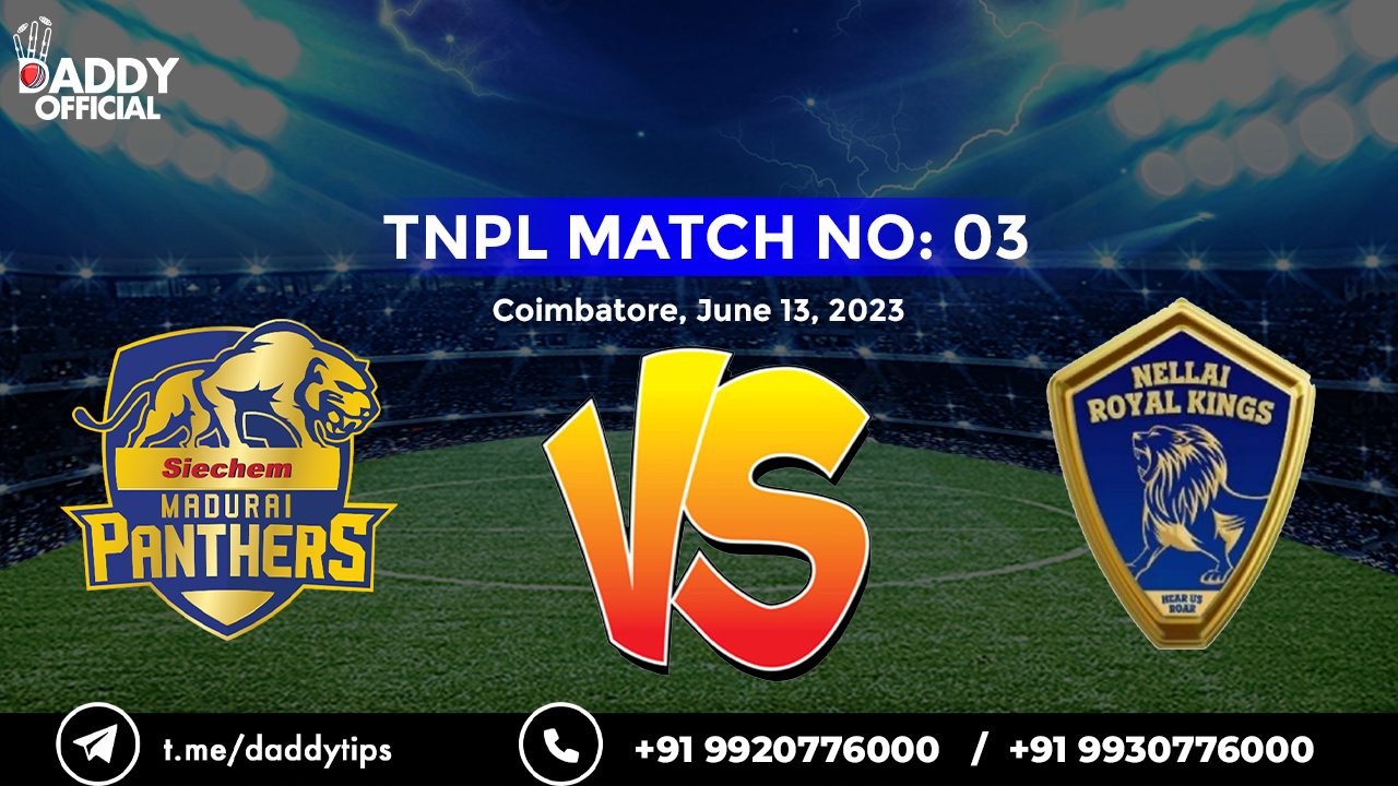 TNPL 2023 | MADURAI vs NRK | 3rd Match | Highlights
